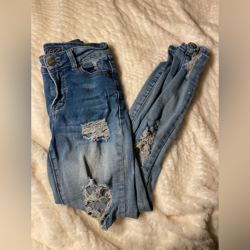 Rue21 ripped jeans